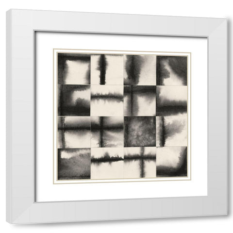 Evanesce IV White Modern Wood Framed Art Print with Double Matting by Lam, Vanna