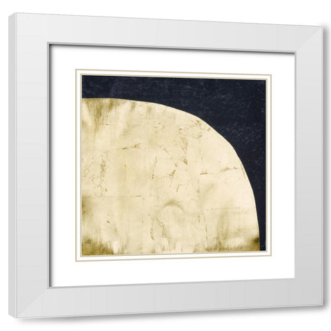 Shape Shifter II White Modern Wood Framed Art Print with Double Matting by Stramel, Renee W.