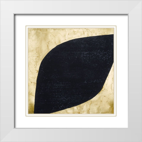 Shape Shifter VII White Modern Wood Framed Art Print with Double Matting by Stramel, Renee W.