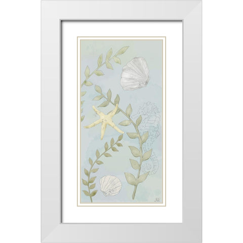 Water Gardens I White Modern Wood Framed Art Print with Double Matting by Reynolds, Jade