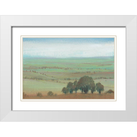 Beautiful Day I White Modern Wood Framed Art Print with Double Matting by OToole, Tim