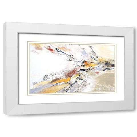 Black and White Series II White Modern Wood Framed Art Print with Double Matting by Gardner, Jennifer