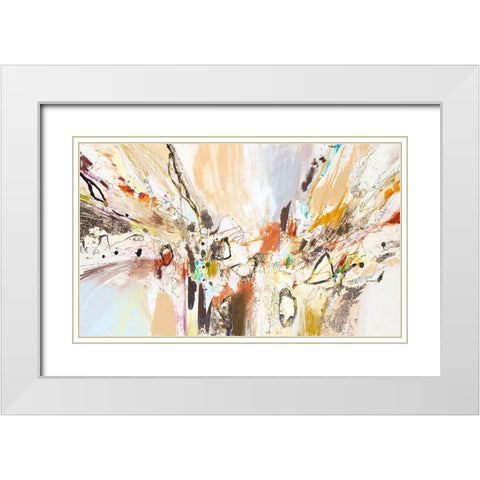 Black and White Series III White Modern Wood Framed Art Print with Double Matting by Gardner, Jennifer