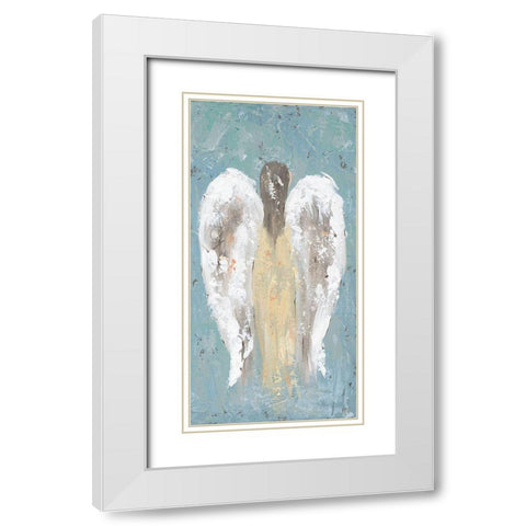 Fairy Angel II White Modern Wood Framed Art Print with Double Matting by Reynolds, Jade