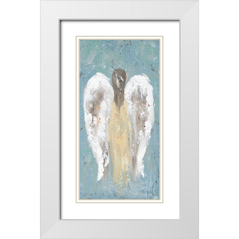 Fairy Angel II White Modern Wood Framed Art Print with Double Matting by Reynolds, Jade