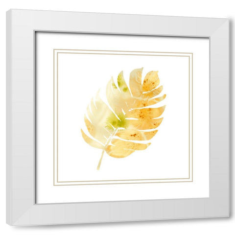 Prisma Tropical III White Modern Wood Framed Art Print with Double Matting by Vess, June Erica