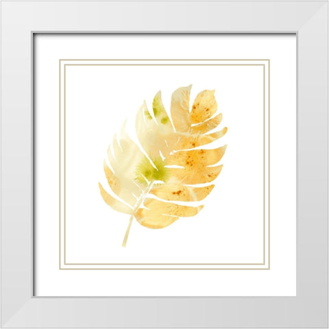 Prisma Tropical III White Modern Wood Framed Art Print with Double Matting by Vess, June Erica