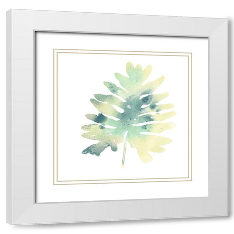 Prisma Tropical VI White Modern Wood Framed Art Print with Double Matting by Vess, June Erica