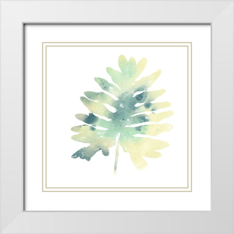 Prisma Tropical VI White Modern Wood Framed Art Print with Double Matting by Vess, June Erica