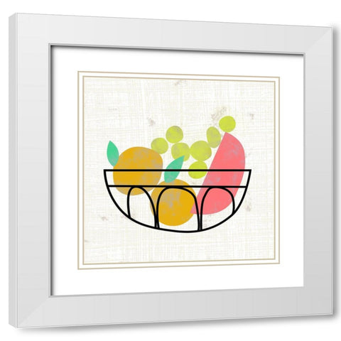 Fruitilicious IV White Modern Wood Framed Art Print with Double Matting by Zarris, Chariklia