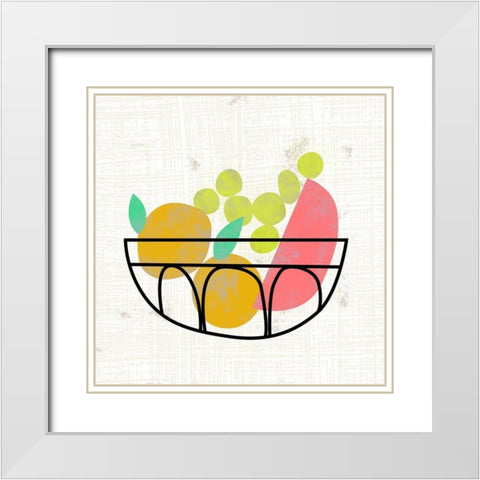 Fruitilicious IV White Modern Wood Framed Art Print with Double Matting by Zarris, Chariklia