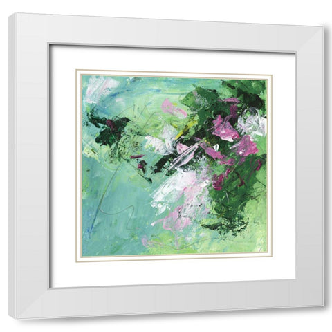 The Forest Dream II White Modern Wood Framed Art Print with Double Matting by Wang, Melissa