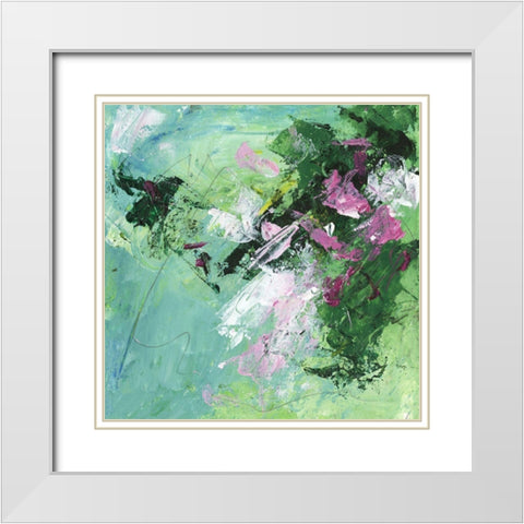 The Forest Dream II White Modern Wood Framed Art Print with Double Matting by Wang, Melissa