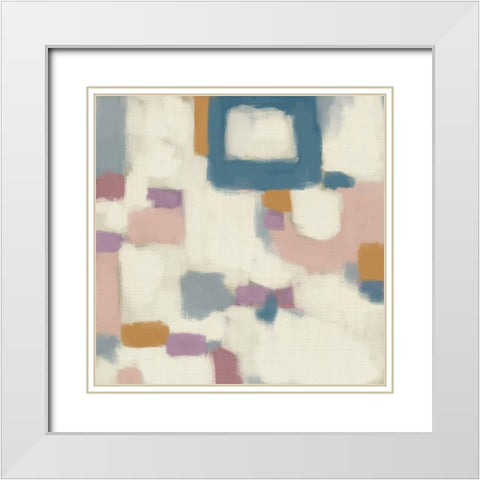 Bumble I White Modern Wood Framed Art Print with Double Matting by Zarris, Chariklia