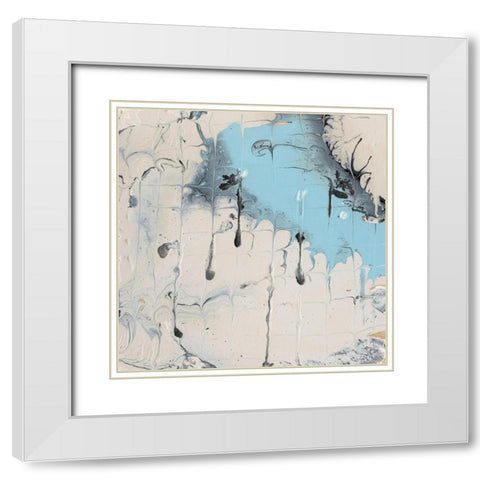 Rainmaker II White Modern Wood Framed Art Print with Double Matting by Ludwig, Alicia