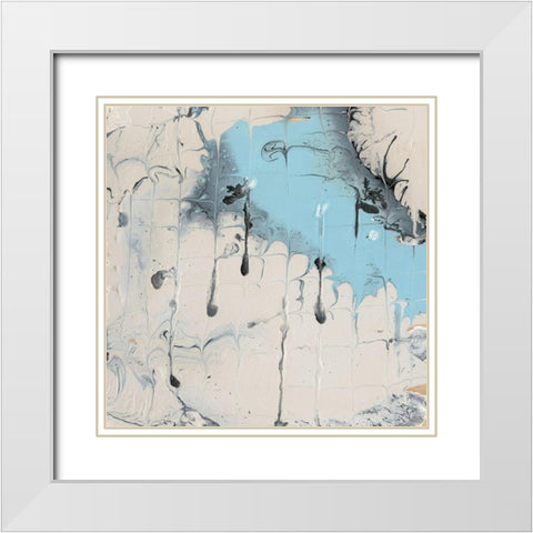 Rainmaker II White Modern Wood Framed Art Print with Double Matting by Ludwig, Alicia