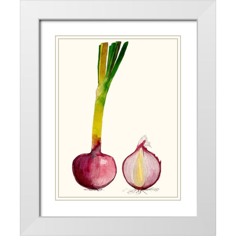 Early Harvest IV White Modern Wood Framed Art Print with Double Matting by Ludwig, Alicia