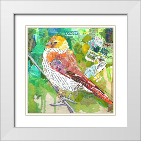 Signs of Spring IV White Modern Wood Framed Art Print with Double Matting by St. Hilaire, Elizabeth