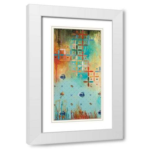 Aspirational I White Modern Wood Framed Art Print with Double Matting by Robinson, Heather