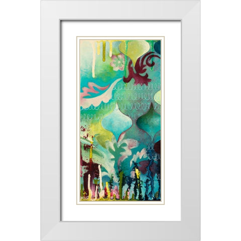 Ambrosial I White Modern Wood Framed Art Print with Double Matting by Robinson, Heather