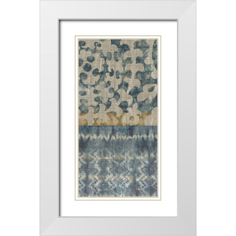 Cloth Collector I White Modern Wood Framed Art Print with Double Matting by Zarris, Chariklia