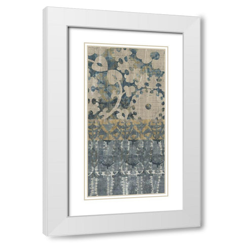 Cloth Collector II White Modern Wood Framed Art Print with Double Matting by Zarris, Chariklia