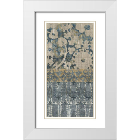 Cloth Collector II White Modern Wood Framed Art Print with Double Matting by Zarris, Chariklia