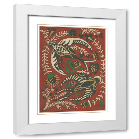 Flight Bound I White Modern Wood Framed Art Print with Double Matting by Zarris, Chariklia