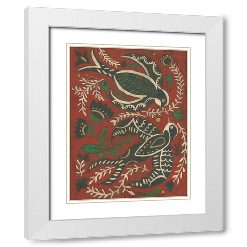 Flight Bound II White Modern Wood Framed Art Print with Double Matting by Zarris, Chariklia