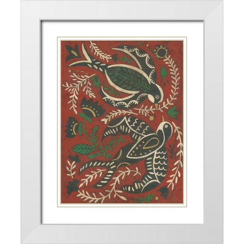 Flight Bound II White Modern Wood Framed Art Print with Double Matting by Zarris, Chariklia