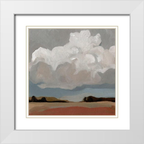 Cloud Formation I White Modern Wood Framed Art Print with Double Matting by Scarvey, Emma