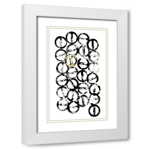 Turn Keys I White Modern Wood Framed Art Print with Double Matting by Guthrie, Jenna