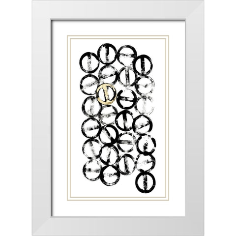 Turn Keys I White Modern Wood Framed Art Print with Double Matting by Guthrie, Jenna