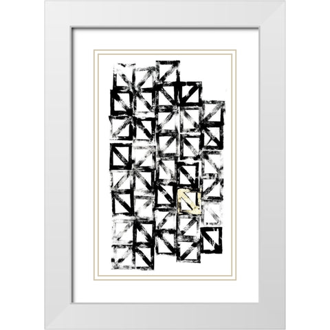 Turn Keys II White Modern Wood Framed Art Print with Double Matting by Guthrie, Jenna