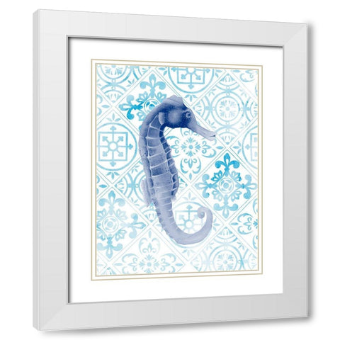 Marine Morocco II White Modern Wood Framed Art Print with Double Matting by Popp, Grace