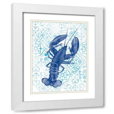 Marine Morocco IV White Modern Wood Framed Art Print with Double Matting by Popp, Grace