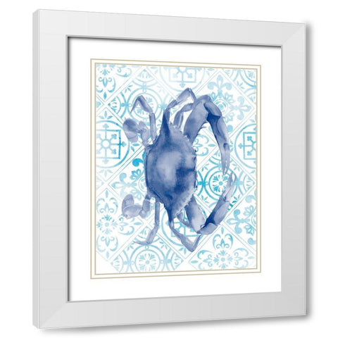 Marine Morocco V White Modern Wood Framed Art Print with Double Matting by Popp, Grace