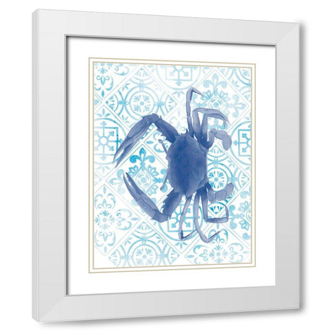 Marine Morocco VI White Modern Wood Framed Art Print with Double Matting by Popp, Grace