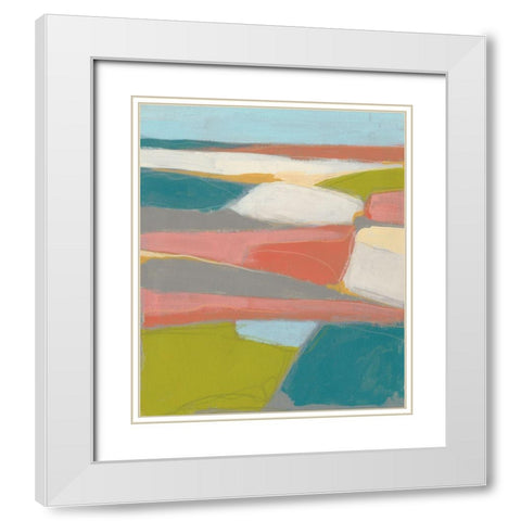 Sun Valley II White Modern Wood Framed Art Print with Double Matting by Vess, June Erica