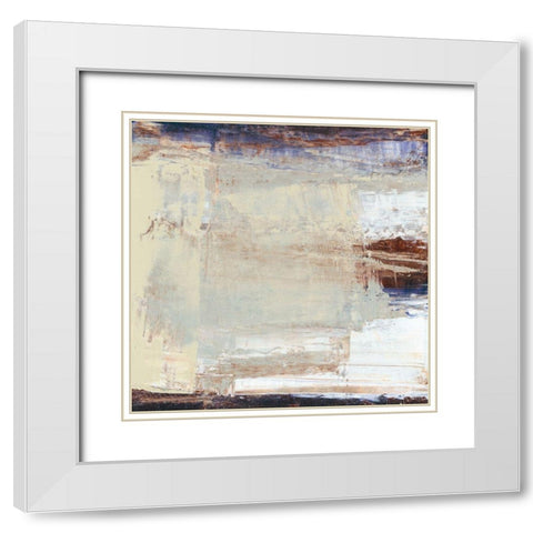 UA Translate II White Modern Wood Framed Art Print with Double Matting by Gordon, Sharon