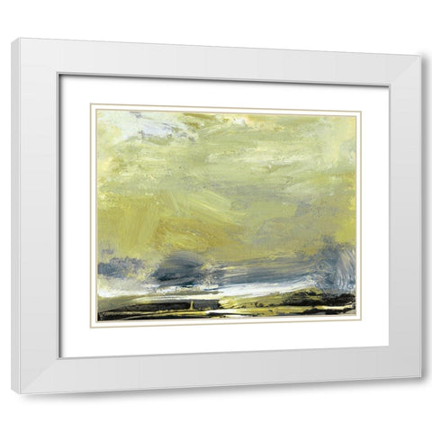 Horizon at Daybreak III White Modern Wood Framed Art Print with Double Matting by Gordon, Sharon
