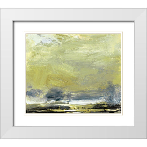 Horizon at Daybreak III White Modern Wood Framed Art Print with Double Matting by Gordon, Sharon
