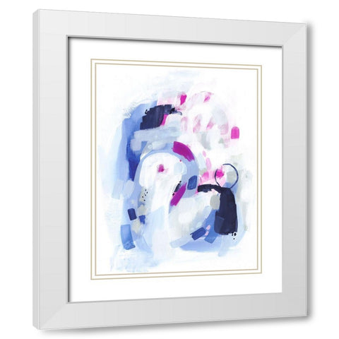 North Shore III White Modern Wood Framed Art Print with Double Matting by Borges, Victoria