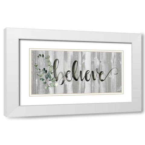 Farmhouse Inspiration III White Modern Wood Framed Art Print with Double Matting by Parker, Jennifer Paxton