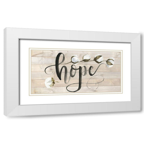 Farmhouse Inspiration IV White Modern Wood Framed Art Print with Double Matting by Parker, Jennifer Paxton