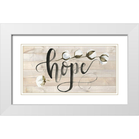 Farmhouse Inspiration IV White Modern Wood Framed Art Print with Double Matting by Parker, Jennifer Paxton