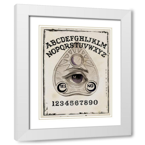 Mystic Fortune I White Modern Wood Framed Art Print with Double Matting by Parker, Jennifer Paxton