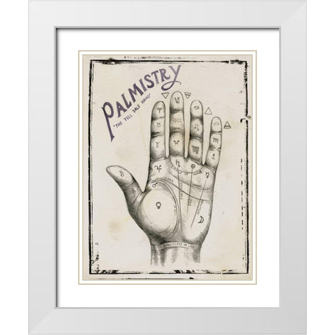 Mystic Fortune II White Modern Wood Framed Art Print with Double Matting by Parker, Jennifer Paxton