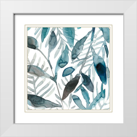 Freshwater Tide III White Modern Wood Framed Art Print with Double Matting by Zarris, Chariklia