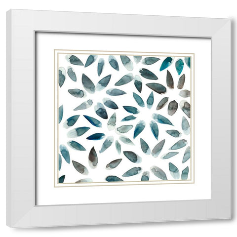 Freshwater Tide VI White Modern Wood Framed Art Print with Double Matting by Zarris, Chariklia